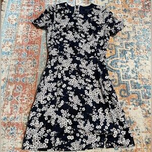 French Connection Rishiri Sheath dress in nocturnal multi. Floral print.